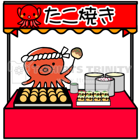 たこ焼き 屋台 イラスト詳細 6位