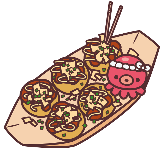 たこ焼き 屋台 イラスト詳細 8位