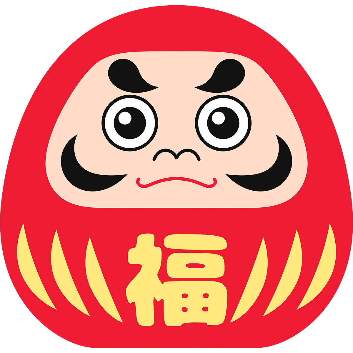 だるま イラスト かわいい詳細 2位