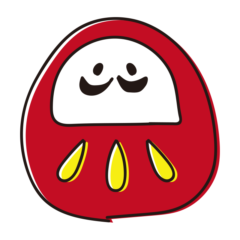だるま イラスト かわいい詳細 5位