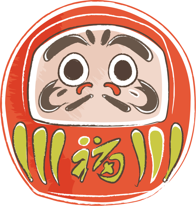 だるま イラスト かわいい詳細 8位