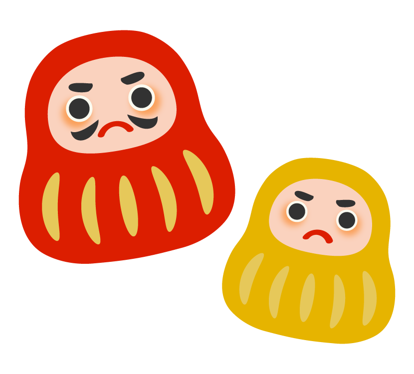 だるま イラスト 手書き 簡単詳細 12位
