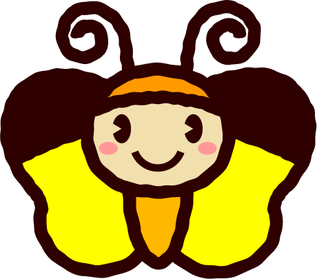 ちょうちょ かわいい イラスト詳細 10位