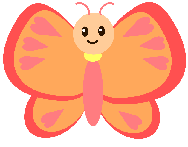 ちょうちょ かわいい イラスト詳細 8位