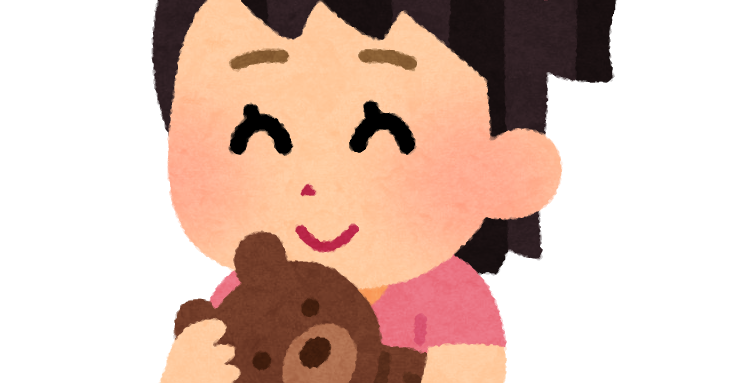 ぬいぐるみ を 持つ イラスト詳細 12位