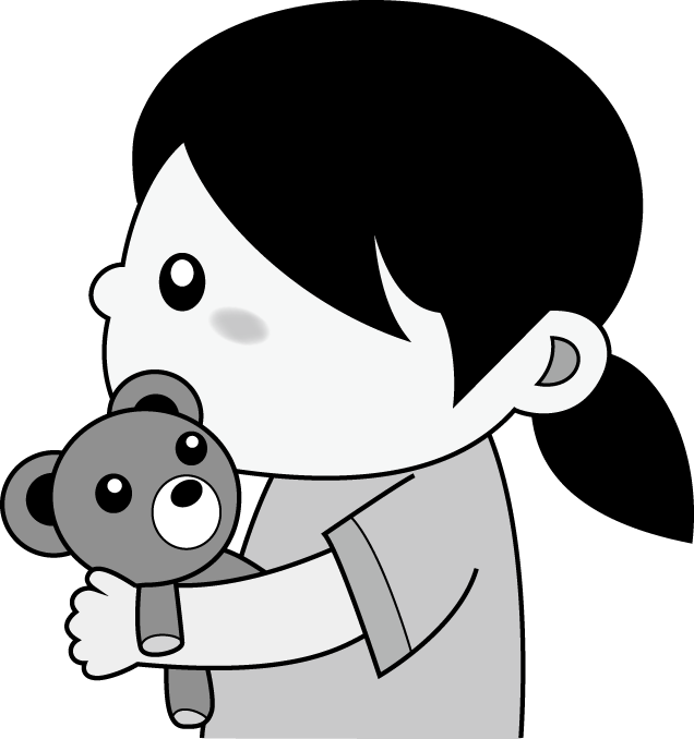 ぬいぐるみ を 持つ イラスト詳細 13位
