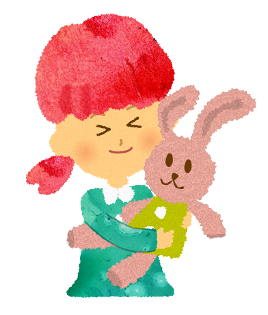 ぬいぐるみ を 持つ イラスト詳細 4位