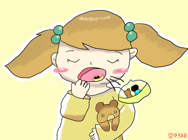 ぬいぐるみ を 持つ イラスト詳細 9位
