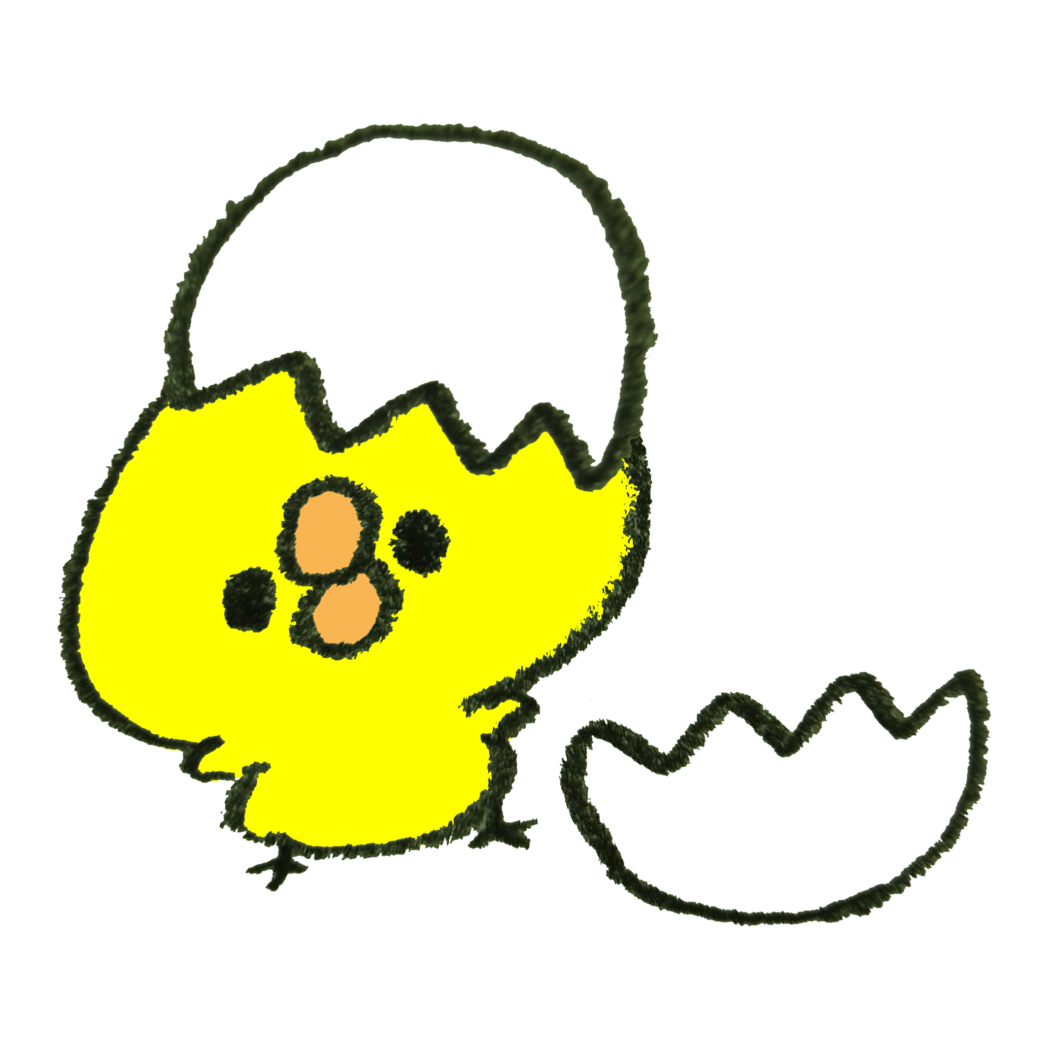 ひよこ 卵 イラスト詳細 2位