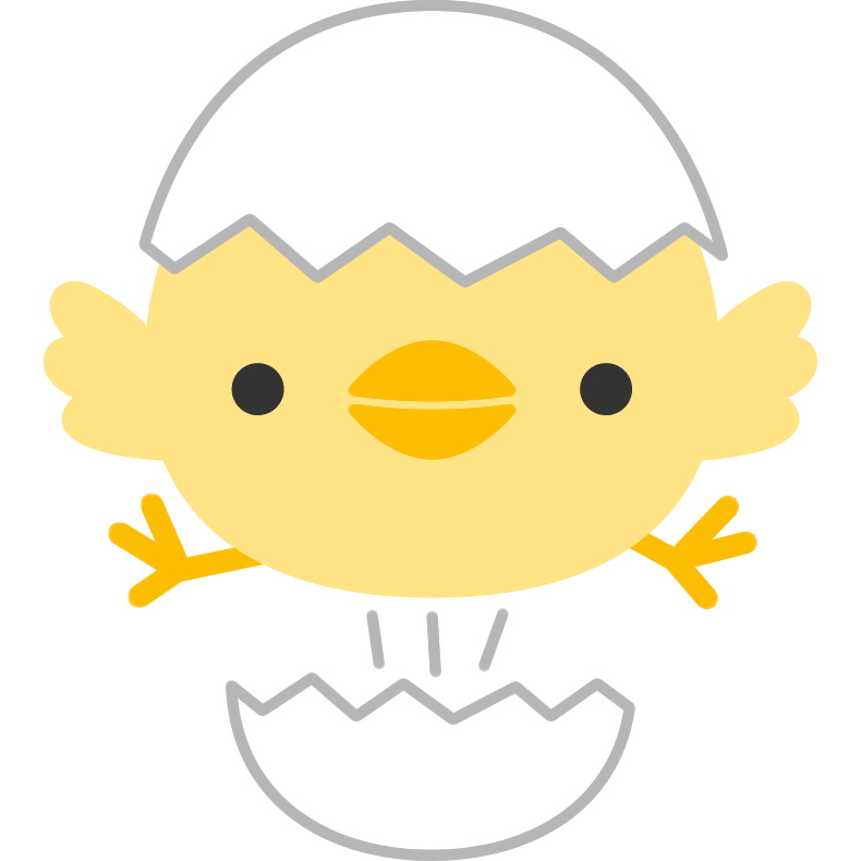 ひよこ 卵 イラスト詳細 3位