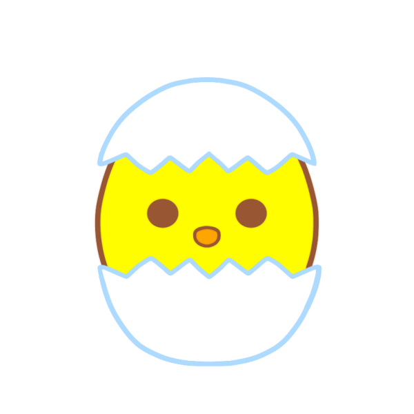 ひよこ 卵 イラスト詳細 4位