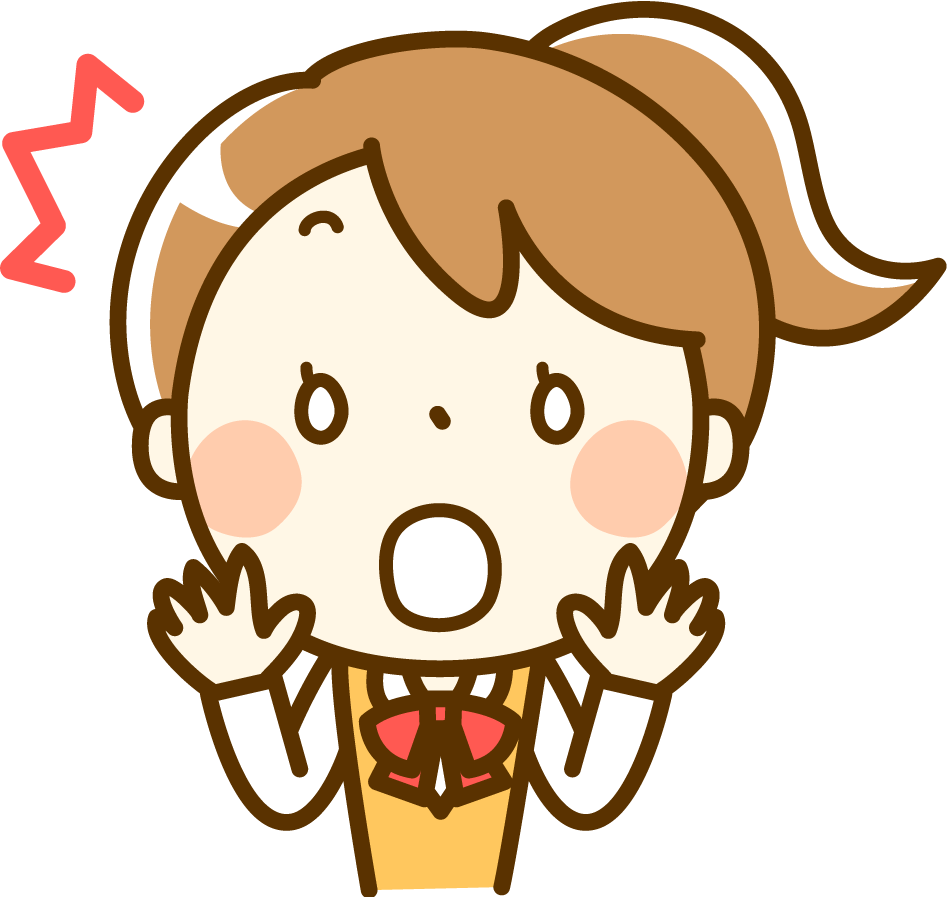 びっくり し て いる イラスト詳細 7位