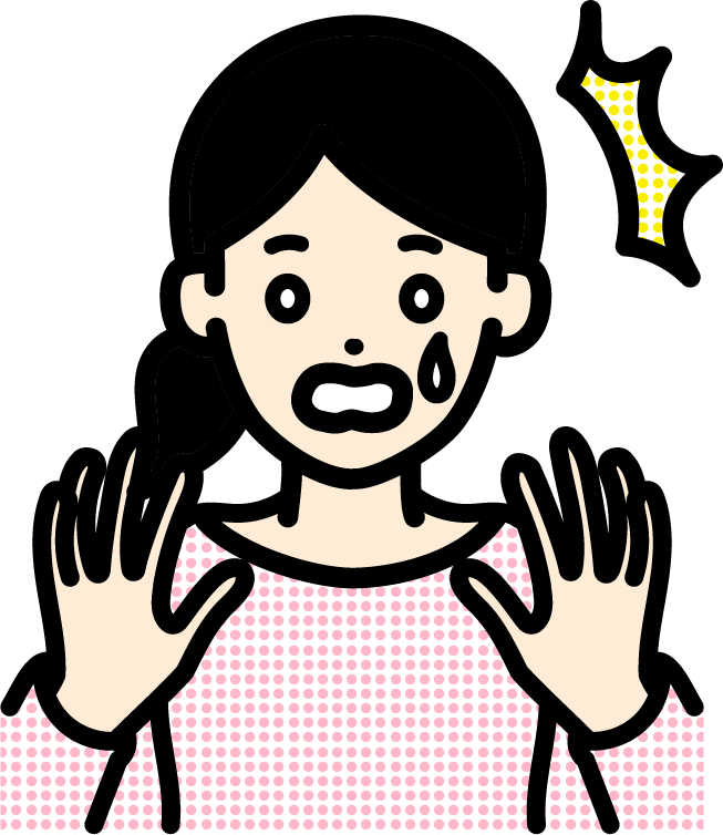 びっくり し て いる イラスト詳細 3位