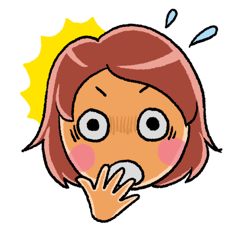 びっくり イラスト フリー詳細 8位