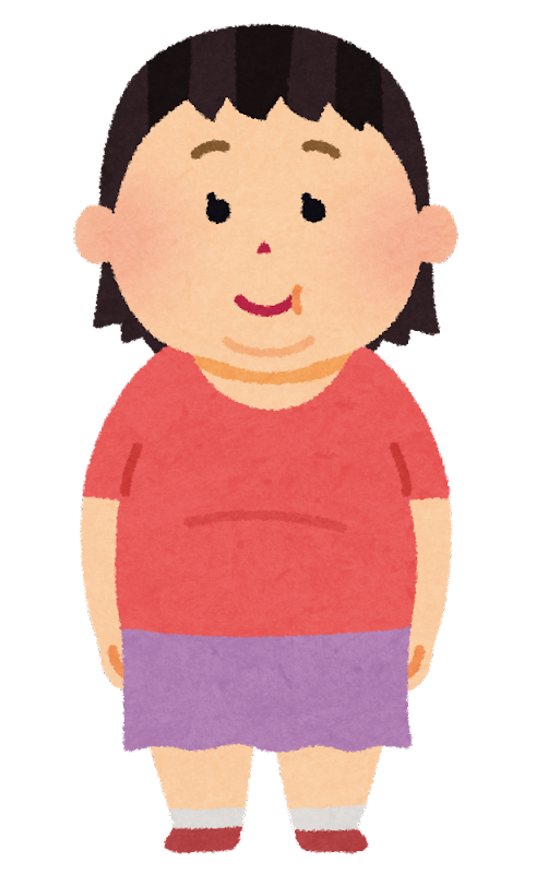 ぽっちゃり 女子 イラスト詳細 10位