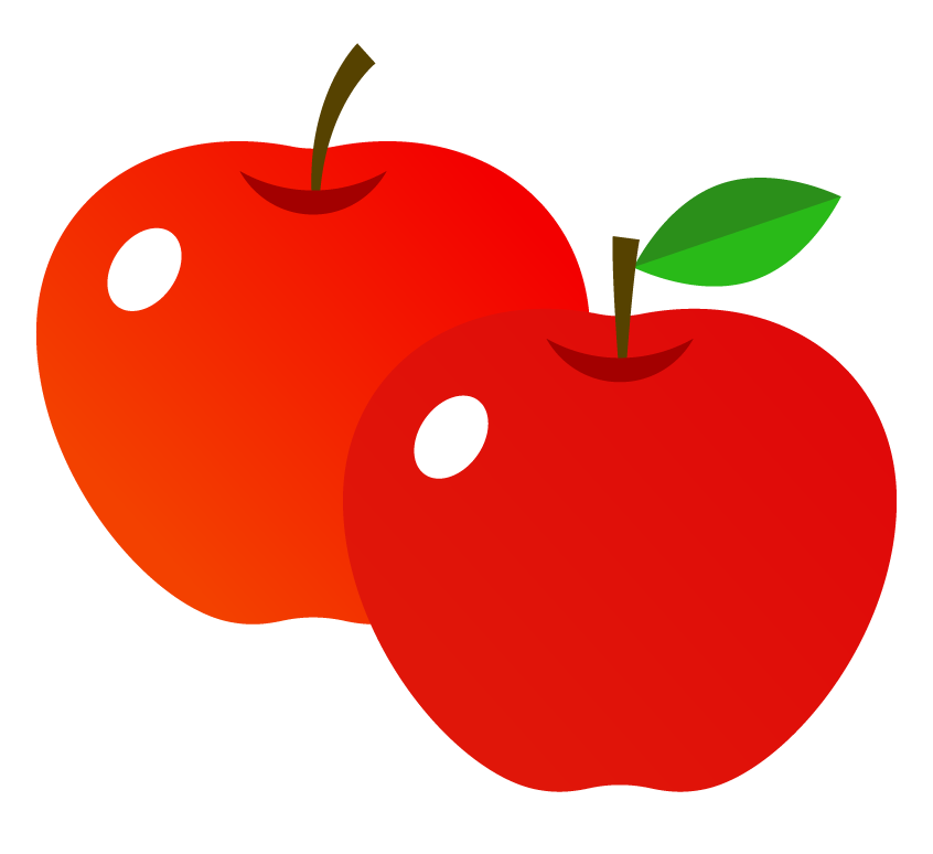 りんご イラスト フリー詳細 4位