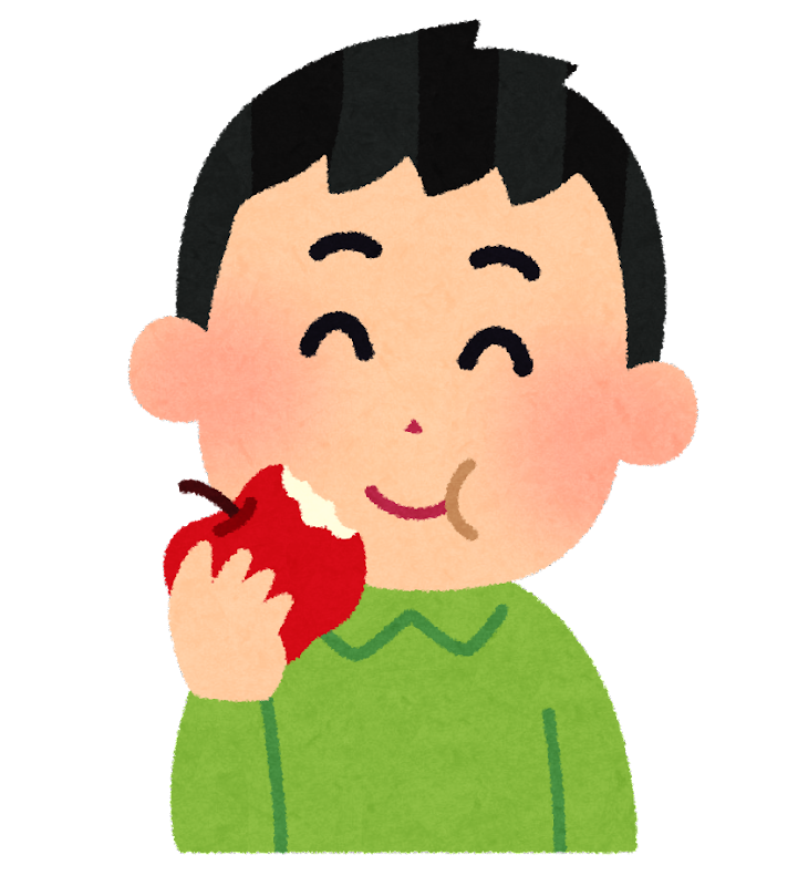 りんご 食べる イラスト - KibrisPDR