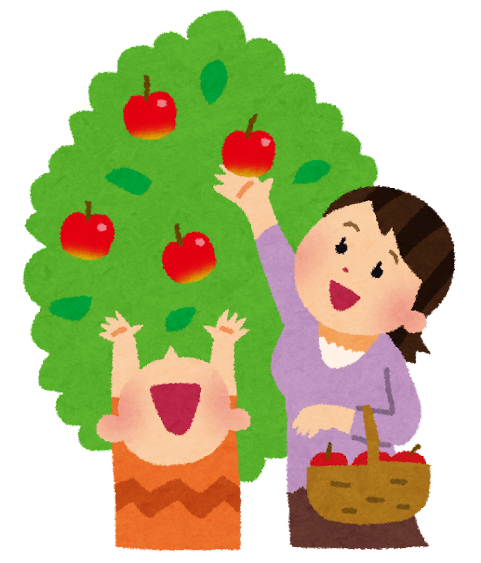 りんご 食べる イラスト詳細 7位