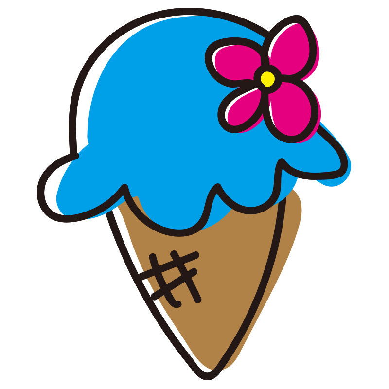 アイス クリーム イラスト 手書き詳細 2位