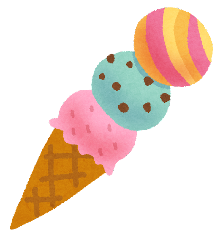 アイス クリーム イラスト 簡単詳細 2位