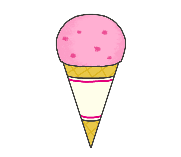 アイス クリーム イラスト 簡単詳細 7位