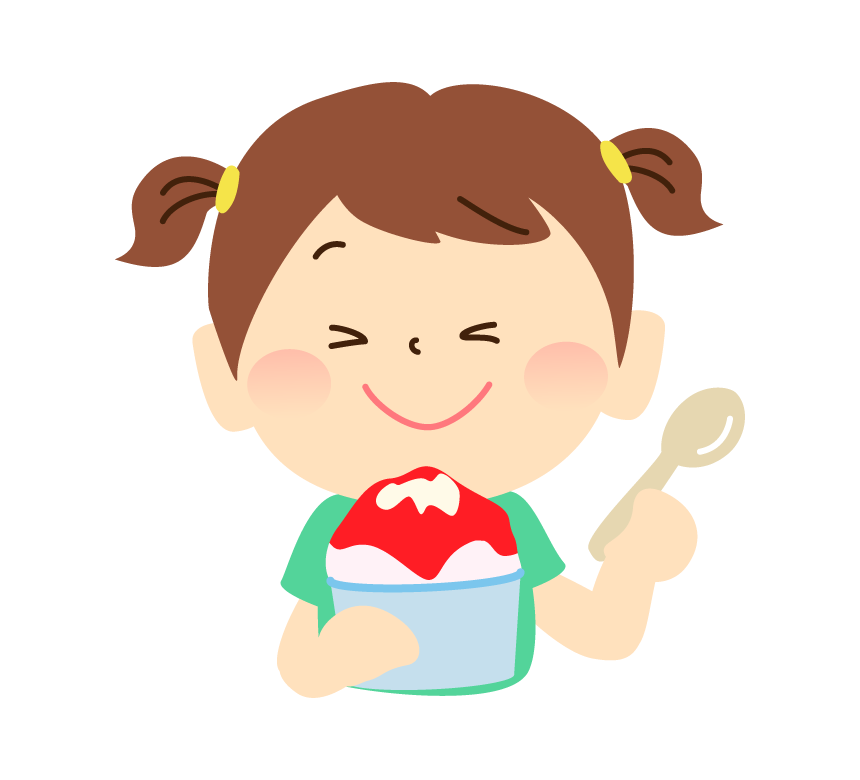 アイス 食べ てる イラスト詳細 4位