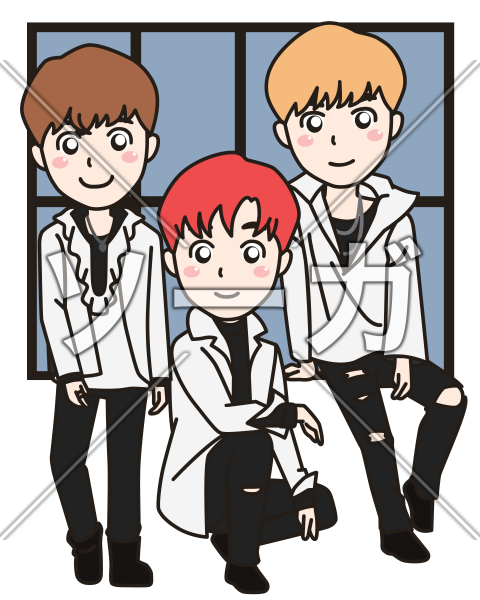 アイドル 男 イラスト詳細 10位