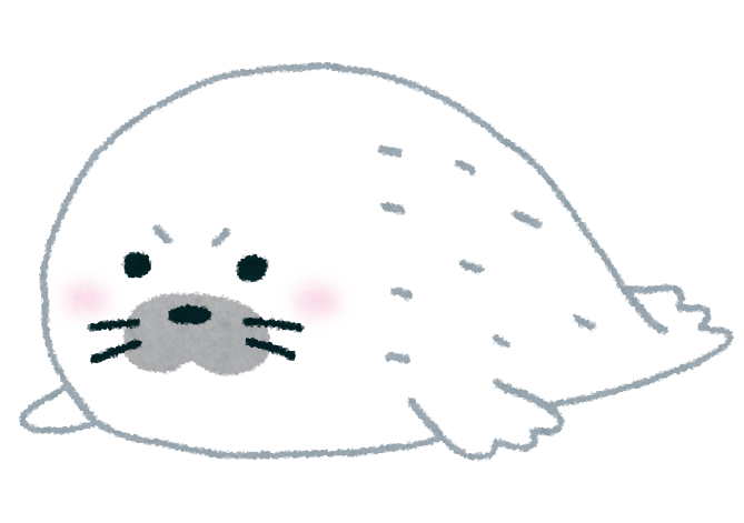 アザラシ かわいい イラスト - KibrisPDR