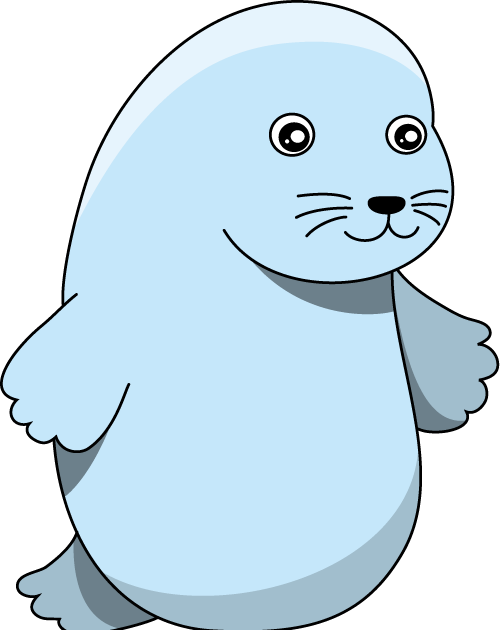 アザラシ かわいい イラスト詳細 11位