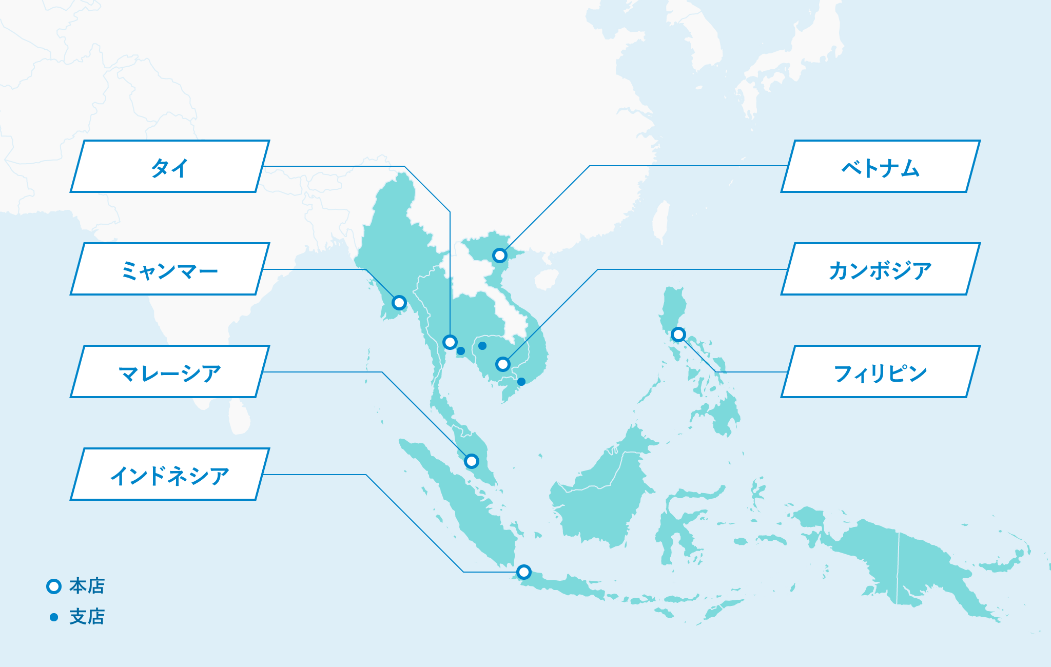 アジア 地図 イラスト詳細 12位