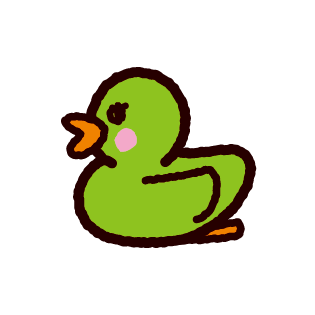 アヒル イラスト 手書き詳細 3位