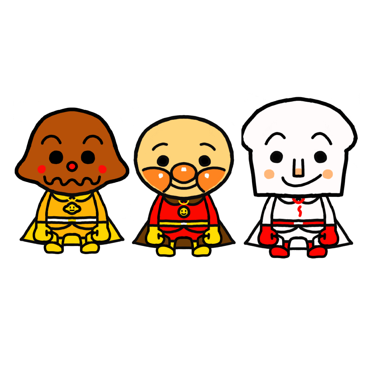 アンパンマン イラスト かわいい詳細 10位