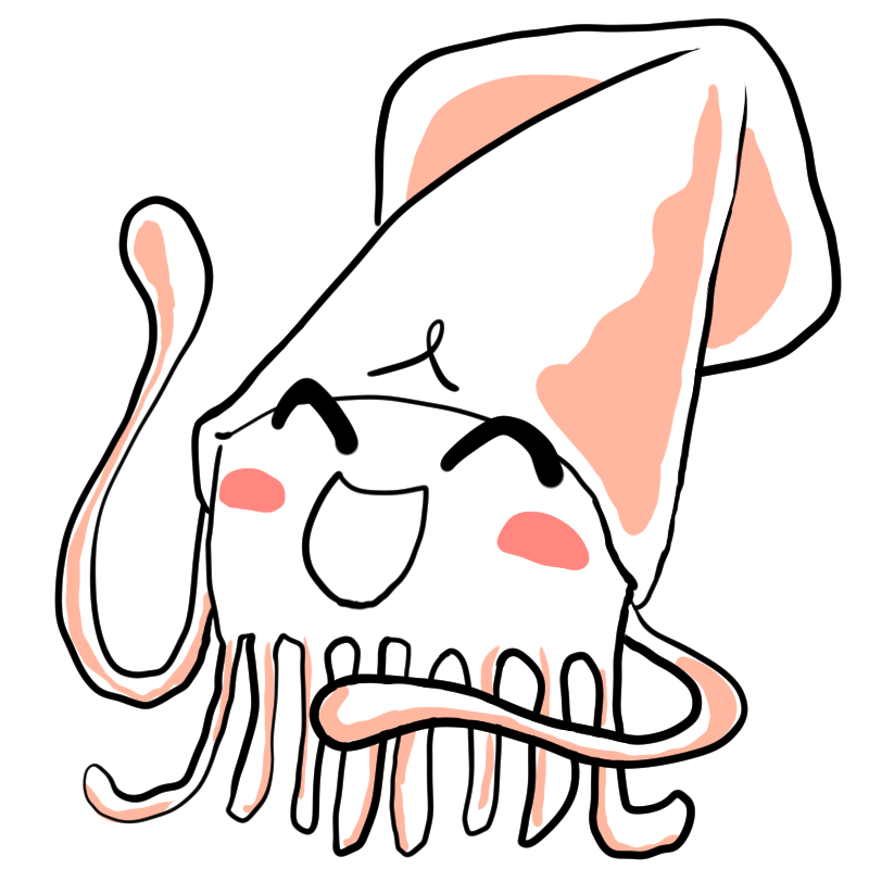 イカ イラスト かわいい詳細 10位