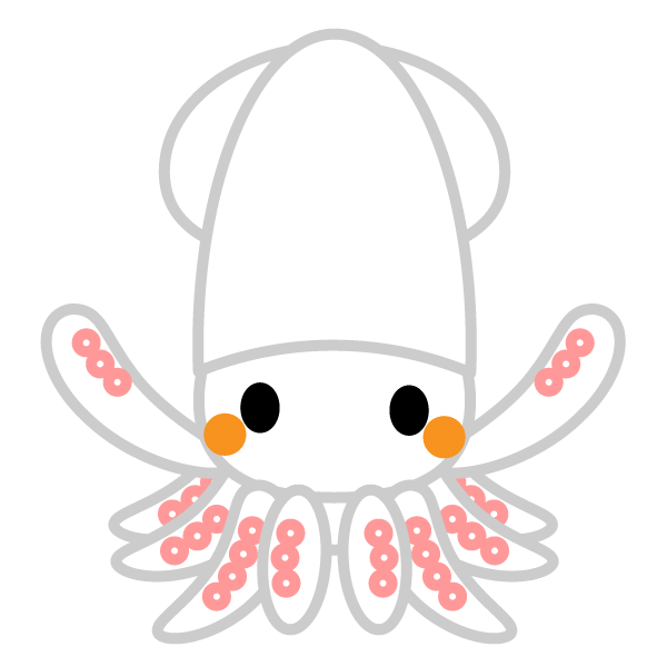 イカ イラスト かわいい詳細 5位