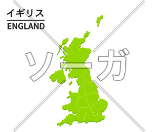 イギリス 地図 イラスト詳細 9位