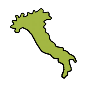 イタリア 地図 イラスト - KibrisPDR