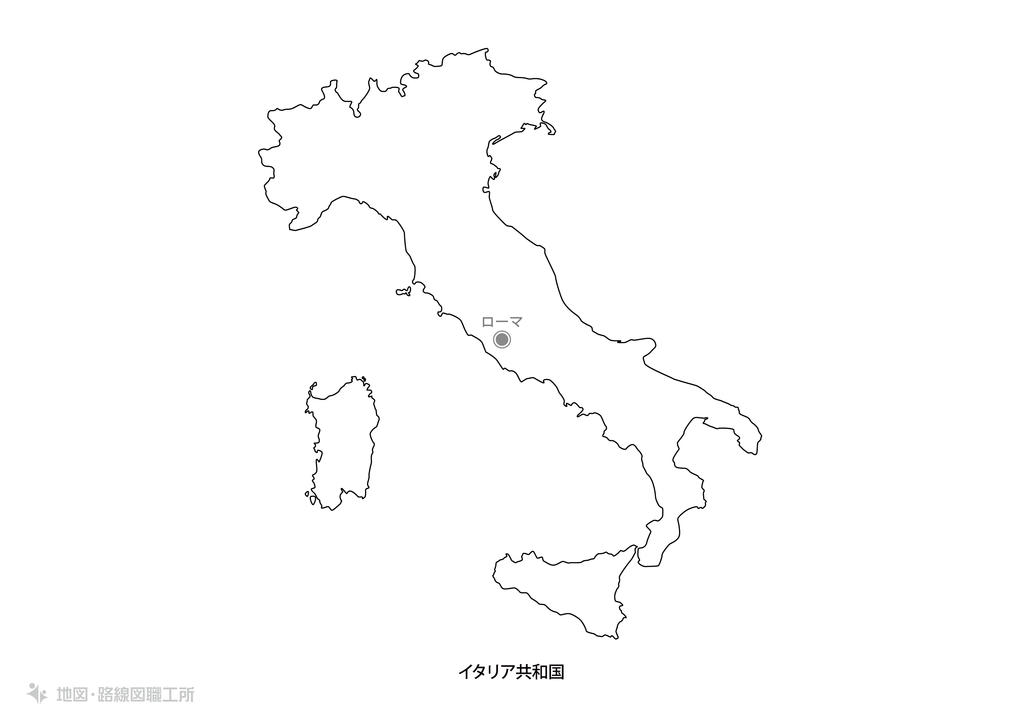 ダウンロード イタリア 地図 イラスト コレクションナンバー8