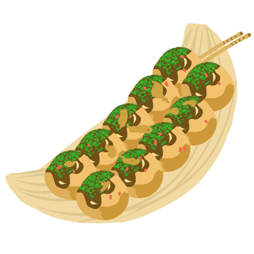 イラスト たこ焼き詳細 6位
