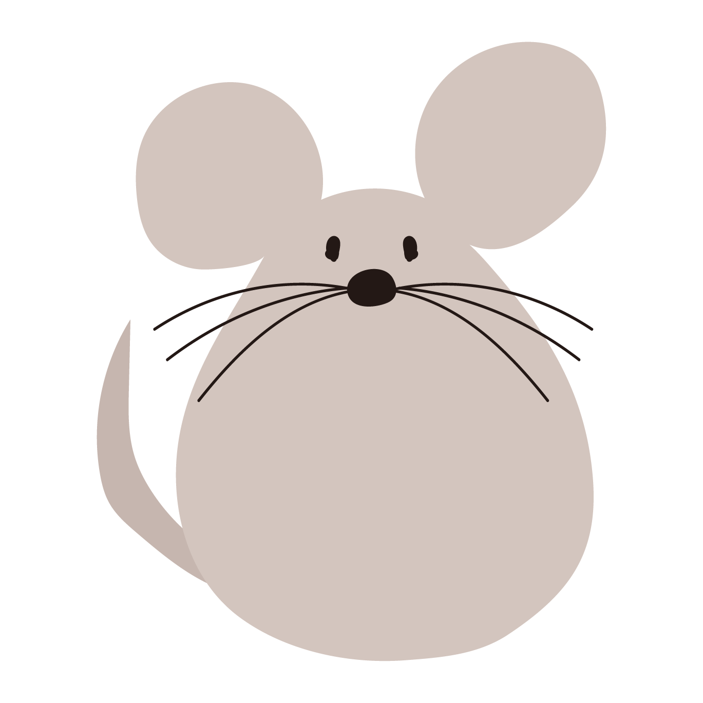 イラスト ねずみ詳細 4位