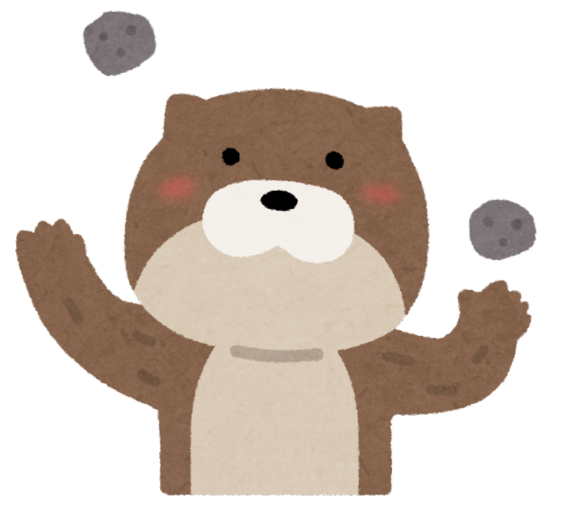 イラスト カワウソ - KibrisPDR