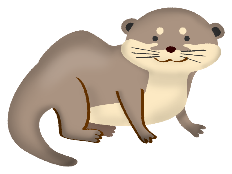 イラスト カワウソ詳細 2位