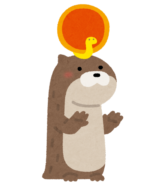イラスト カワウソ詳細 5位