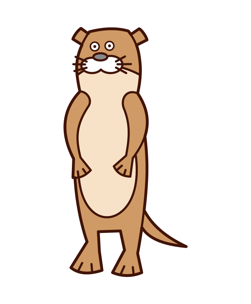 イラスト カワウソ詳細 8位