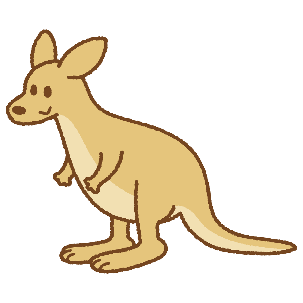 イラスト カンガルー詳細 4位