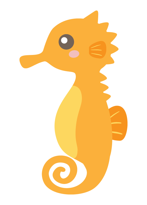 イラスト タツノオトシゴ - KibrisPDR