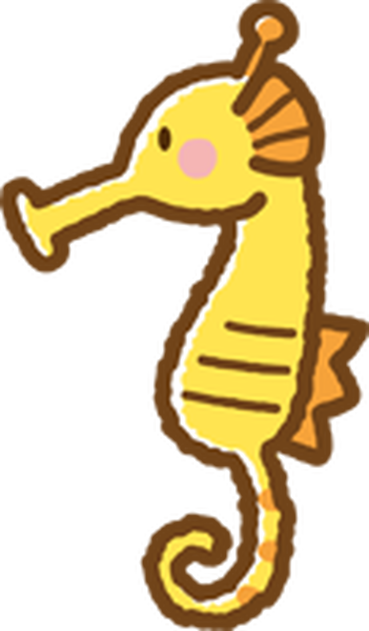 イラスト タツノオトシゴ詳細 3位