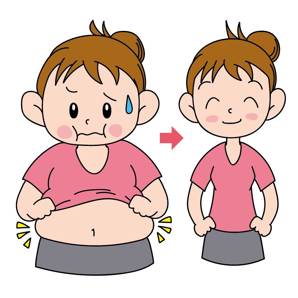 イラスト ダイエット詳細 3位