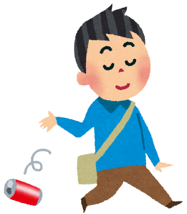 イラスト ポイ捨て - KibrisPDR