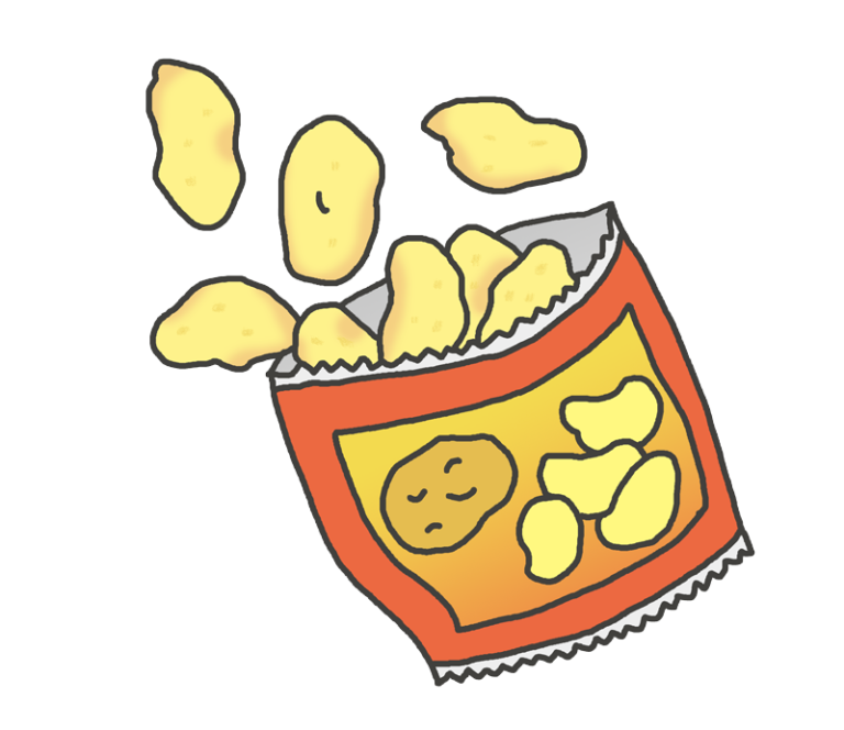 イラスト ポテト チップス詳細 5位