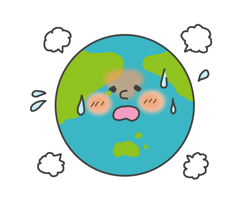 イラスト 地球 温暖 化 - KibrisPDR